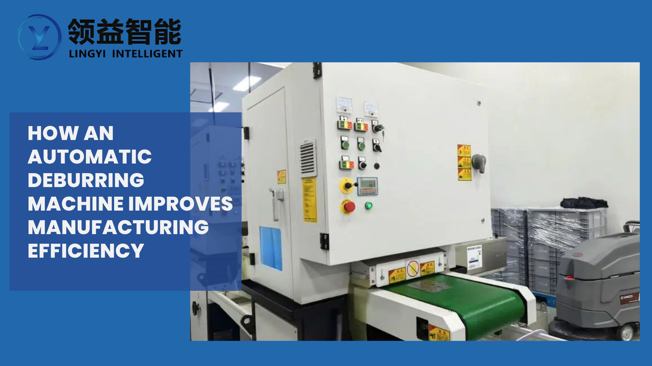 Automatic deburring machine